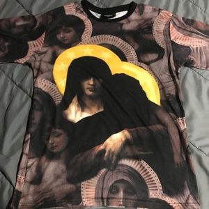 GIVENCHY TEE VIRGIN MARY sz M
